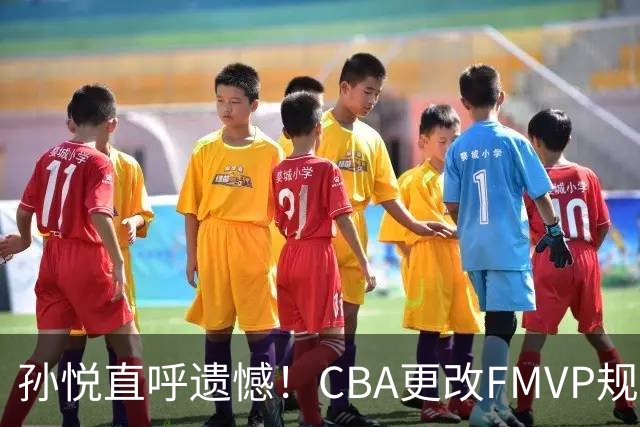 孙悦直呼遗憾！CBA更改FMVP规则，让自己少了两个总决赛MVP！